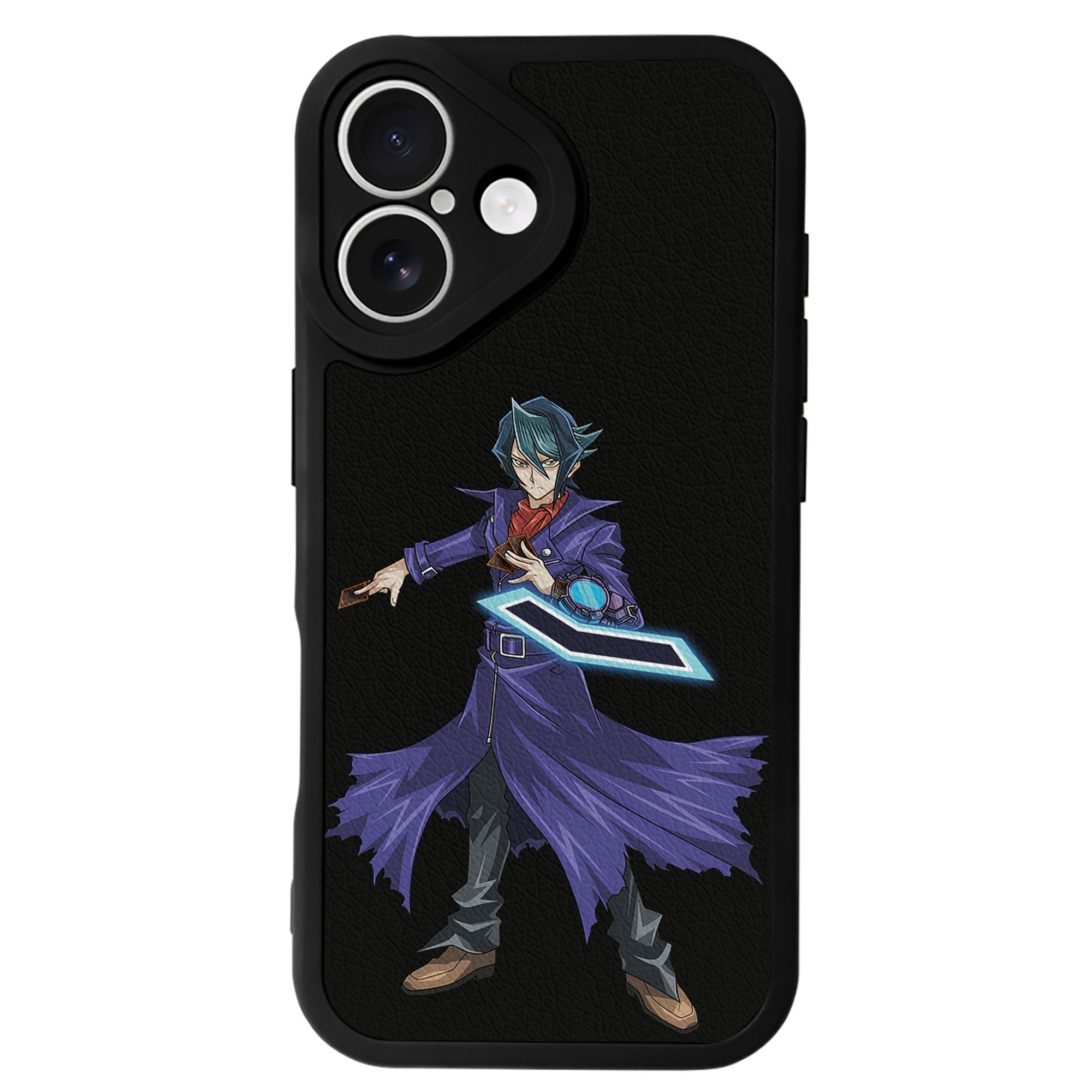 遊☆戯☆王 Yu-Gi-Oh! 【iPhone 16シリーズ対応】シリコンスマホケース（レザー調） 材質：シリコン